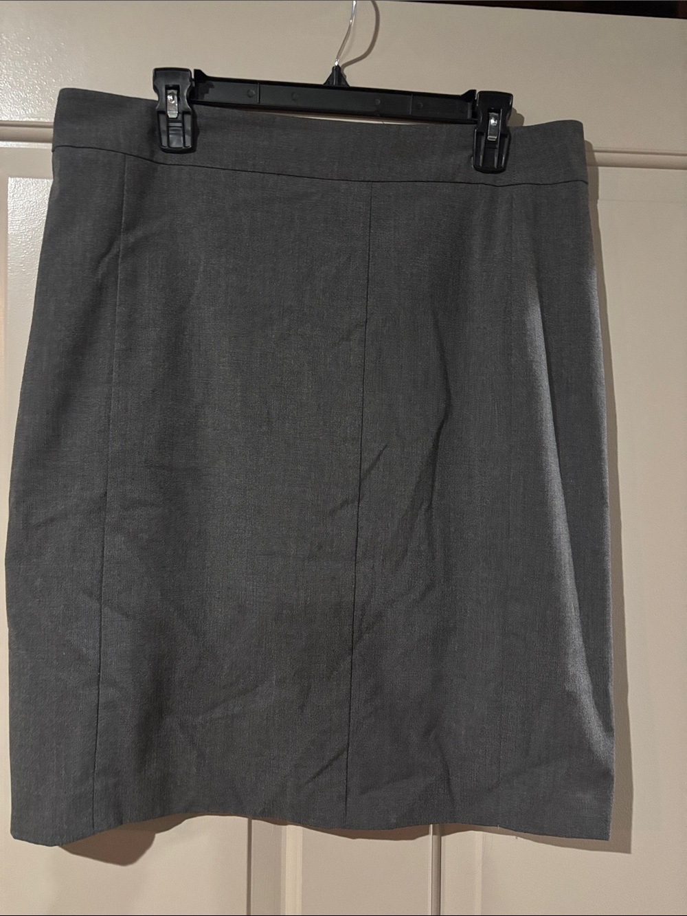 Ann Taylor Factory Charcoal Gray Pencil Skirt